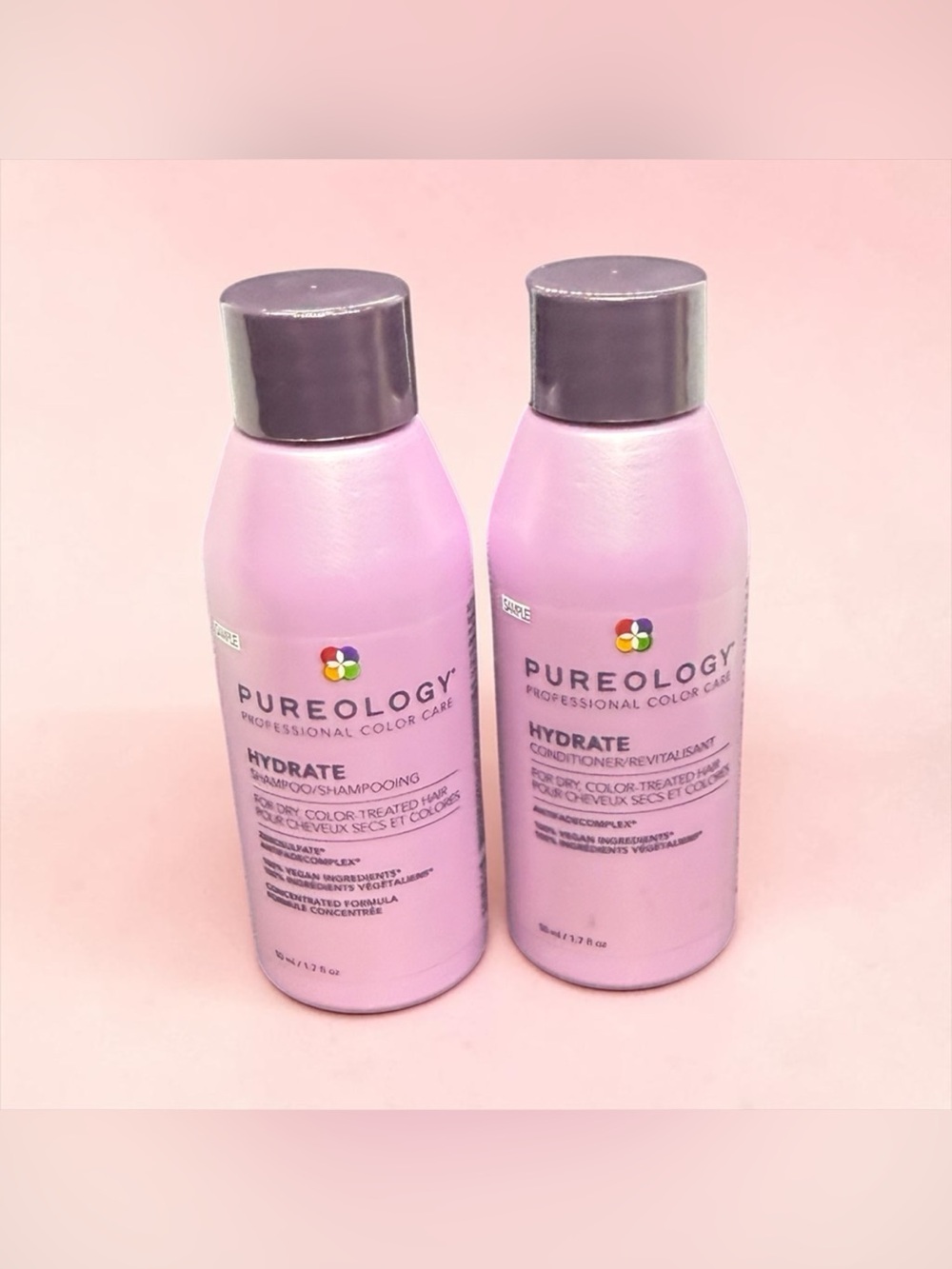💜PUREOLOGY💜Hydrate Shampoo & Conditioner Mini Duo/NIP